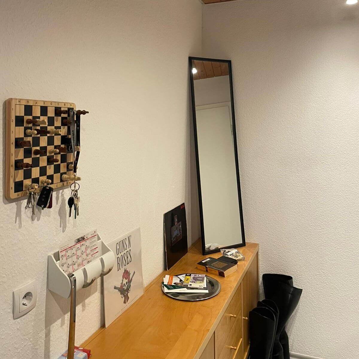 Ein Schachbrett als Schlüsselbrett – Wanddeko & Geschenk- Schlüsselbrett aus Holz – Bild 6